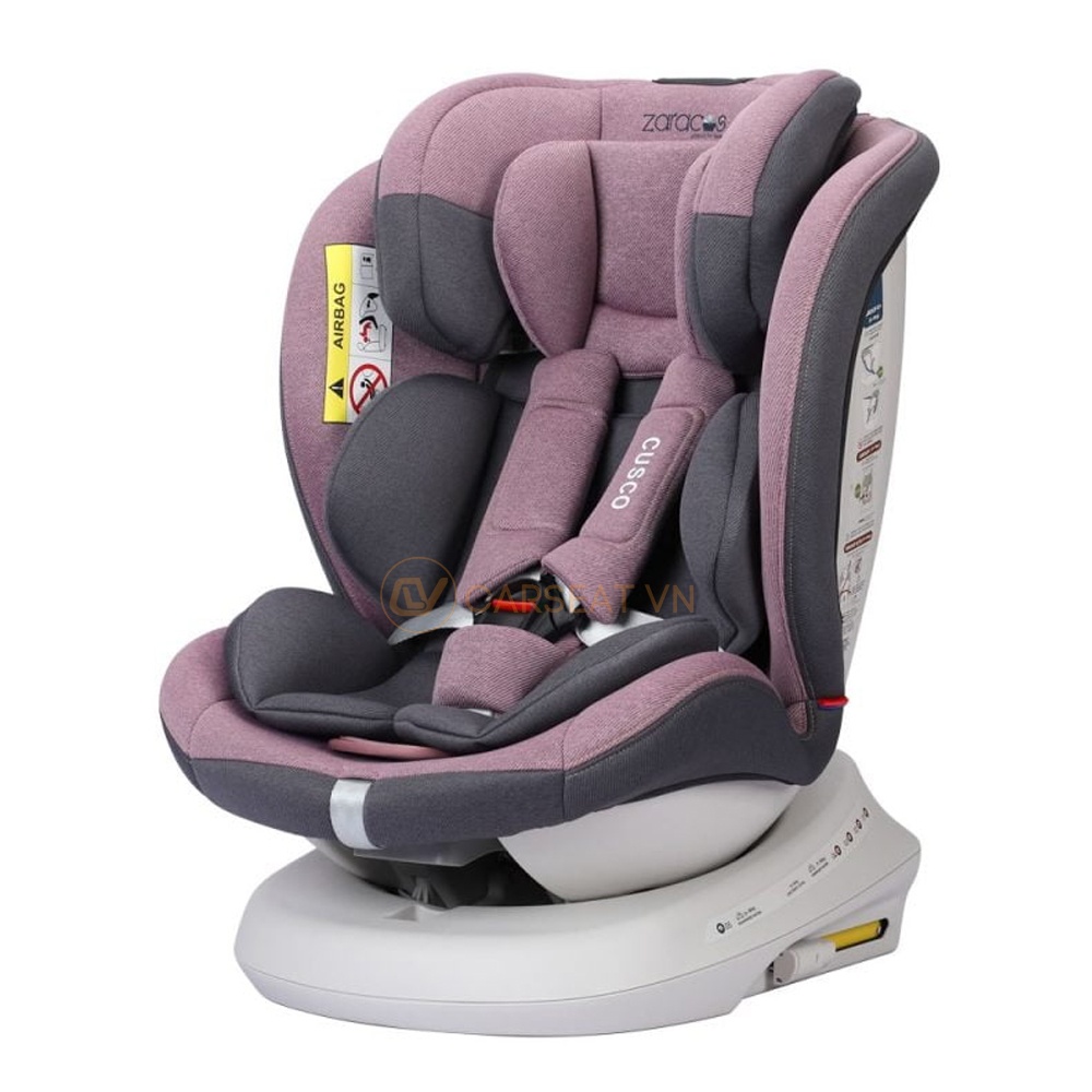 Ghế ô tô cho bé Zaracos Cusco 6406 ISOFIX xoay 360° 8 Ghế ô tô cho bé Zaracos Cusco 6406 ISOFIX xoay 360° - Ảnh 8